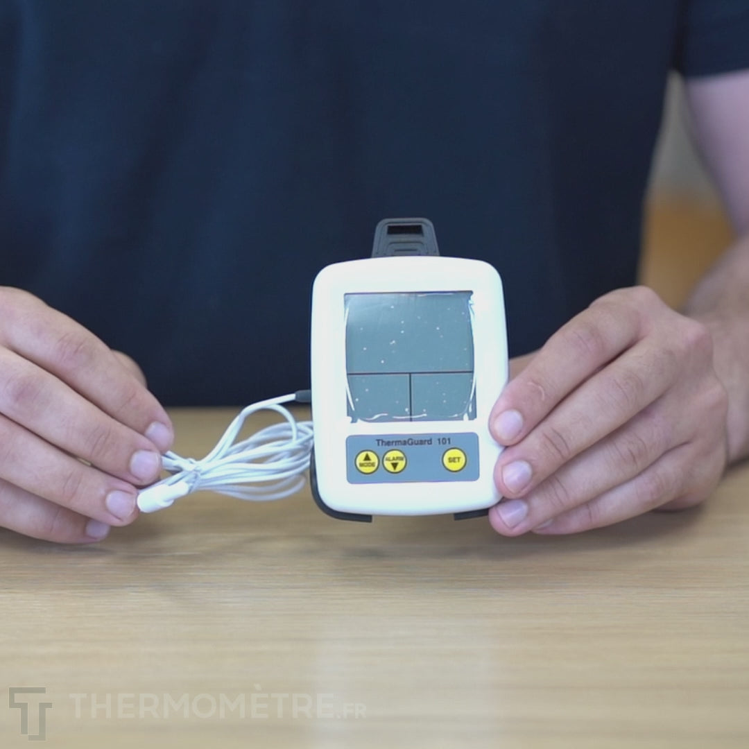 Vidéo explicative du Thermomètre de surveillance de la température du réfrigérateur ThermaGuard