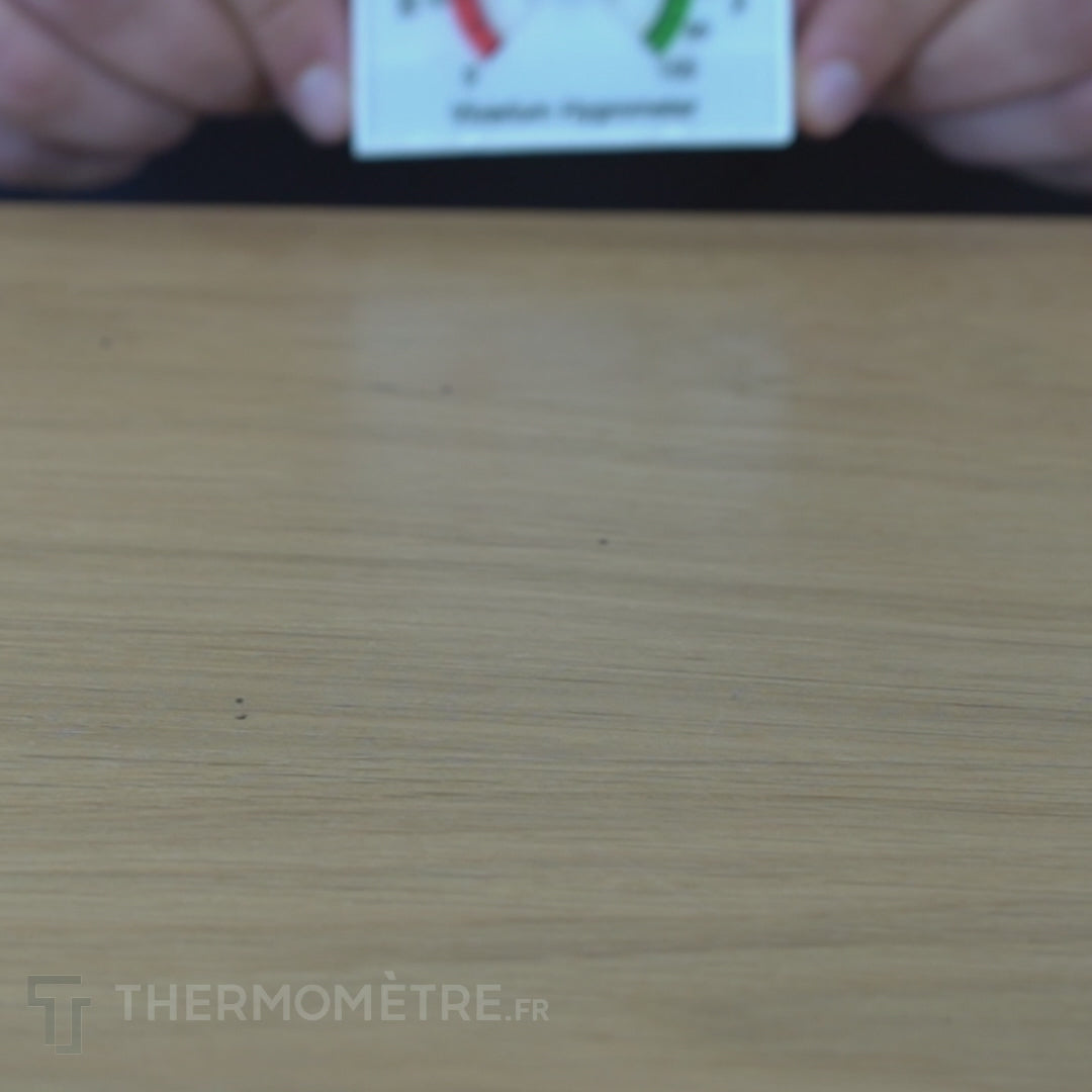 Vidéo explicative de l'Hygromètre de vivarium avec cadran de 70 mm