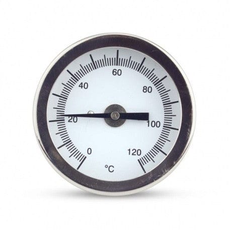 Un Thermomètres à cadran robustes de Thermometre.fr est affiché sur fond blanc.