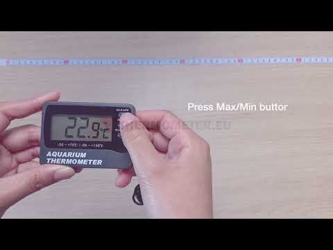Aquarium thermometer with room sensor – Thermometre.fr